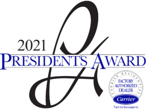 21PresAward_2c carrier 2021 president's award badge