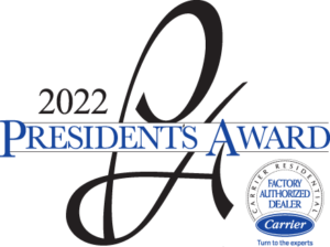 Carrier President's Award 2022 logo.