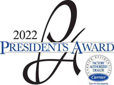 Carrier President's Award 2022 logo.